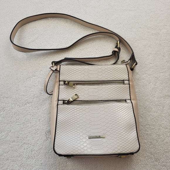 Simply Noelle Handbags - Simply Noelle Crossbody Purse White and Blush Pink